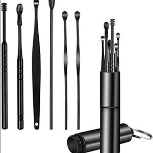 6 Pcs Ear Cleaner Wax Removal Tool, Ear Cleaner Cleaning Kit, Ear Picker Earpick